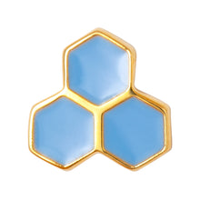 Indlæs billede til gallerivisning Ørering - Honey Large Blue
