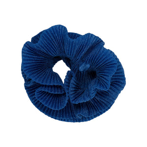 Pico Flæsescrunchie i kobolt