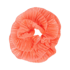 Pico Flæsescrunchie i koral