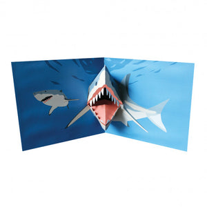Pop-up kort med haj