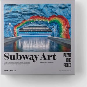Puslespil Subway Art - Rainbow